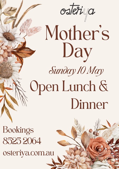osteriya mothers day